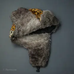 کلاه پلنگی خزدار