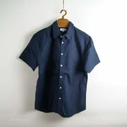 پیراهن کنف آستین کوتاه Gilevans