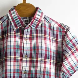 پیراهن کنف آستین کوتاه  Uni qlo