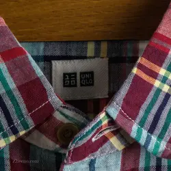 پیراهن کنف آستین کوتاه  Uni qlo