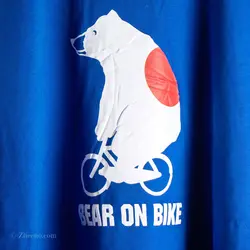 تیشرت Bear on Bike