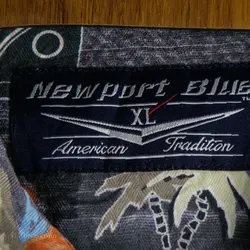 پیراهن هاوایی Newport blue