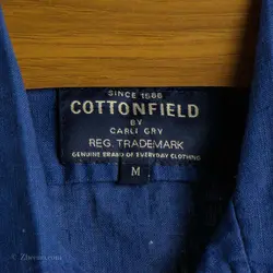 پیراهن کنف آستین کوتاه Cottonfield