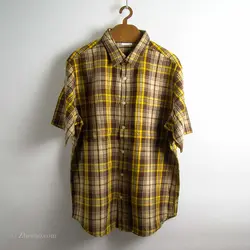 پیراهن کنف آستین کوتاه  Gu