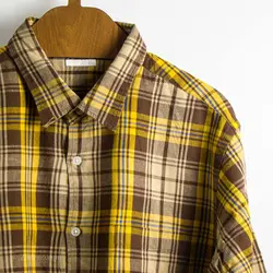 پیراهن کنف آستین کوتاه  Gu