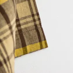 پیراهن کنف آستین کوتاه  Gu