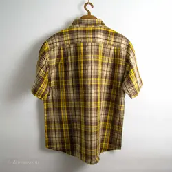 پیراهن کنف آستین کوتاه  Gu