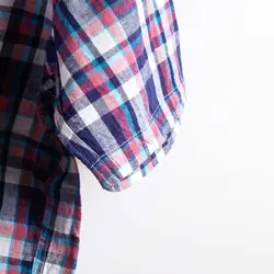 پیراهن کنف آستین کوتاه  Linen blend