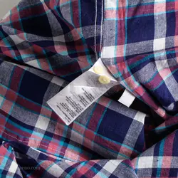 پیراهن کنف آستین کوتاه  Linen blend