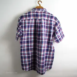 پیراهن کنف آستین کوتاه  Linen blend