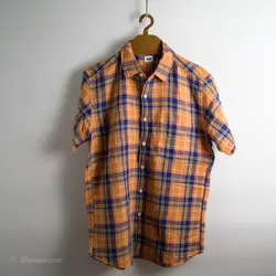 پیراهن کنف آستین کوتاه Uni qlo