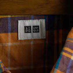 پیراهن کنف آستین کوتاه Uni qlo