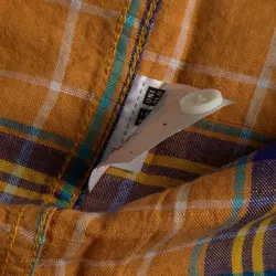 پیراهن کنف آستین کوتاه Uni qlo