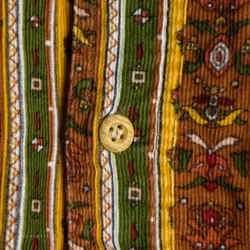 پیراهن کبریتی طرحدار