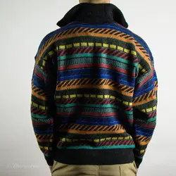 بافت طرحدار چند رنگ