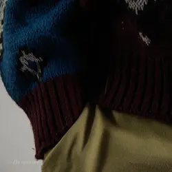 بافت طرحدار دو رنگ