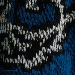 بافت طرحدار دو رنگ