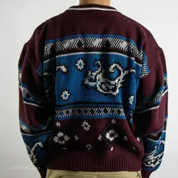 بافت طرحدار دو رنگ