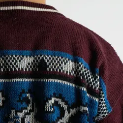 بافت طرحدار دو رنگ