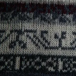 بافت طرحدار سفید