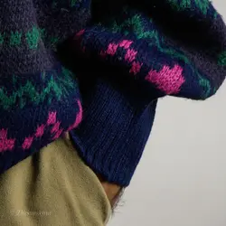 بافت طرحدار چند رنگ