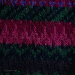 بافت طرحدار چند رنگ