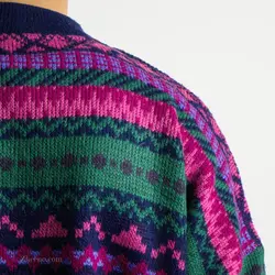 بافت طرحدار چند رنگ