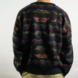 بافت طرحدار مشکی