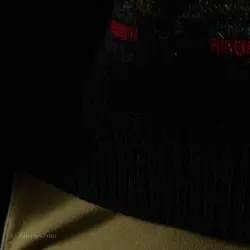 بافت طرحدار مشکی