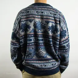 بافت طرحدار سرمه ای