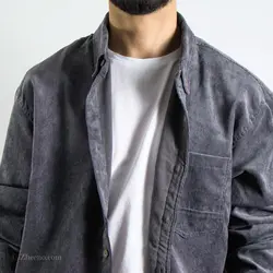 پیراهن کبریتی طوسی