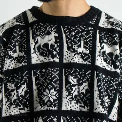 بافت طرحدار Peg's knit shop