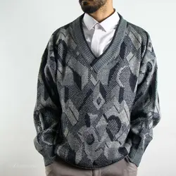 بافت طرحدار یقه هفت