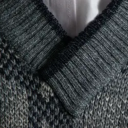 بافت طرحدار یقه هفت