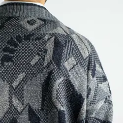 بافت طرحدار یقه هفت