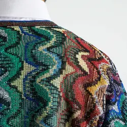 بافت طرحدار چند رنگ