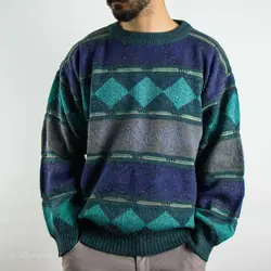 بافت طرحدار لوزی