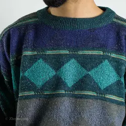 بافت طرحدار لوزی