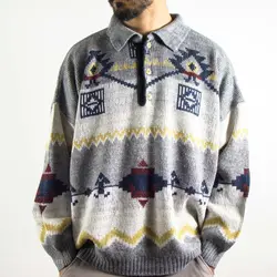 بافت طرحدار سه دکمه