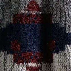 بافت طرحدار سه دکمه