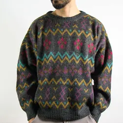 بافت طرحدار چند رنگ