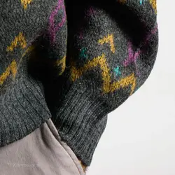 بافت طرحدار چند رنگ