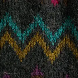 بافت طرحدار چند رنگ