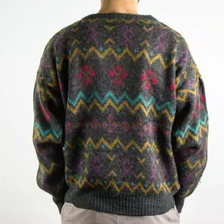 بافت طرحدار چند رنگ