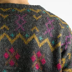 بافت طرحدار چند رنگ