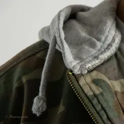 پیراهن پشمی کلاه دار  H.M