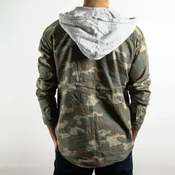 پیراهن پشمی کلاه دار  H.M