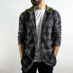 پیراهن پشمی کلاه دار Hobitat