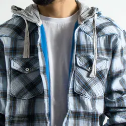 پیراهن پشمی کلاه دار A1A