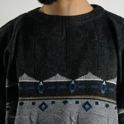 بافت طرحدار مشکی